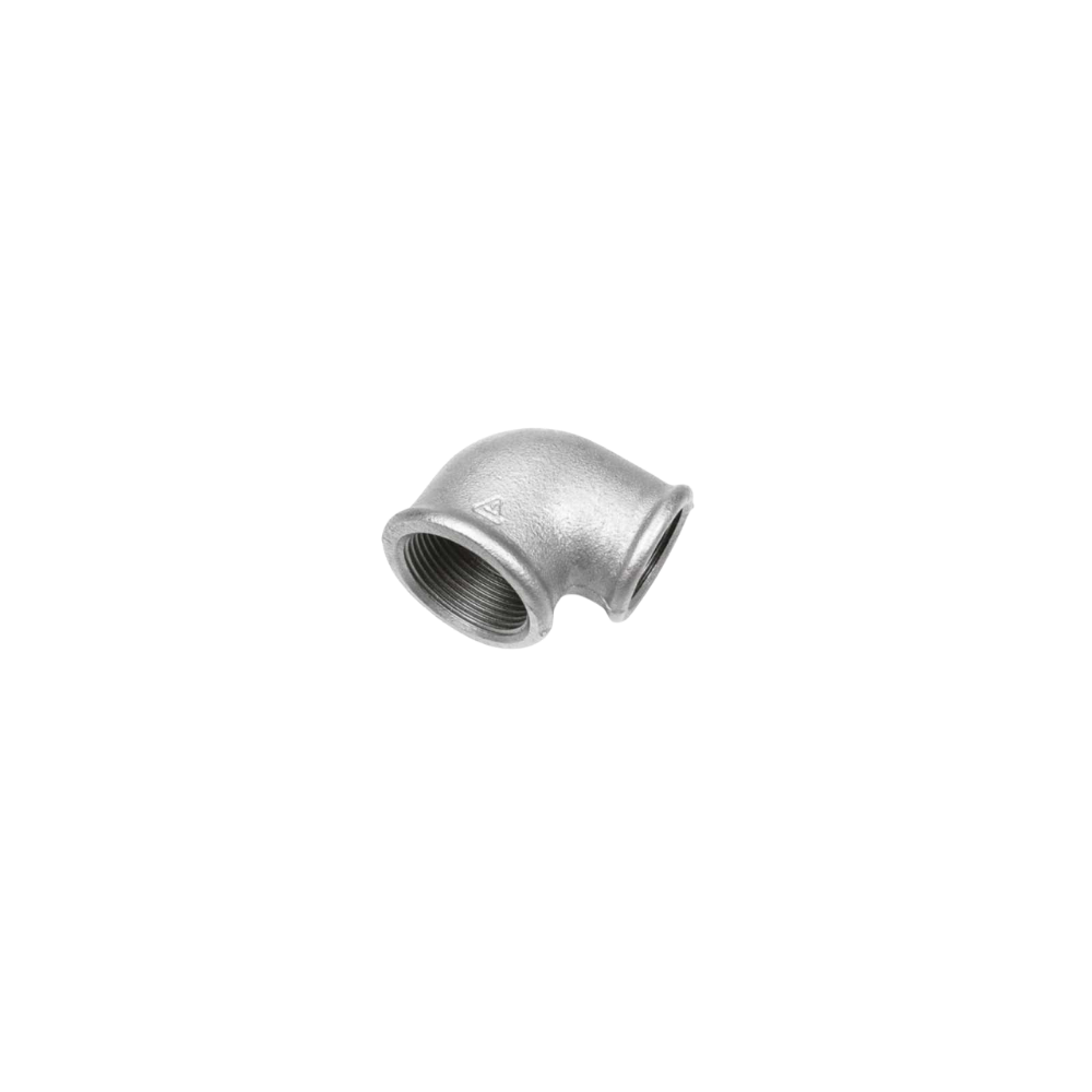 Raccordo curvo gomito femmina femmina ridotto zincato 1"1/4x1"