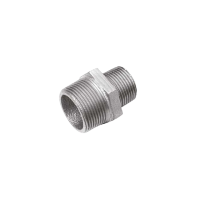 Raccordo diritto maschio niples ridotto zincato 1"1/2x1"1/4